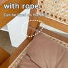 Thick and Soft Pearl Cotton Square Stool Backrest Pillow Home Office Computer Chair Protective Pad Seat Cushion Backrest Cushion