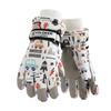 Factory Direct Customizable Gold Taslon Insulated Full Finger Ski Gloves Kids Winter Sports Warm Waterproof