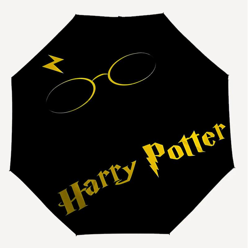1PC Harry Potter Umbrella-8-Rib Reinforced, Automatic Open, Lightweight & Durable, Cute Fashion Accessory for Outdoor, D2647