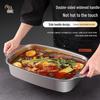 Baijie Stainless Steel Deep Square Roasting Tray