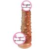 Silicone Barbed Soft Flesh Male Simulator for Female Pleasure