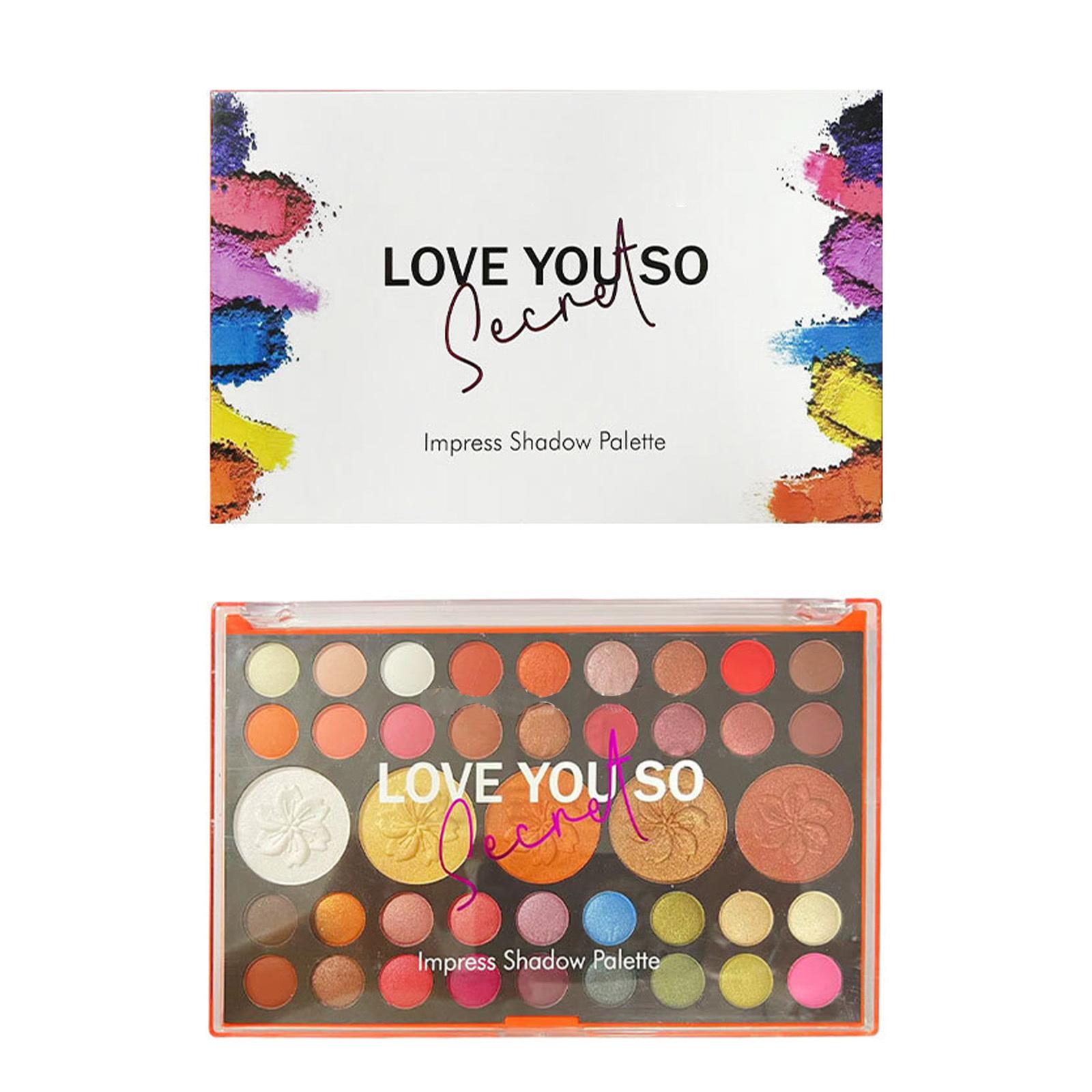 

41 Color Earth Tone Pearl Matte Eye Shadow Palette for Women Christmas Party Makeup One Size