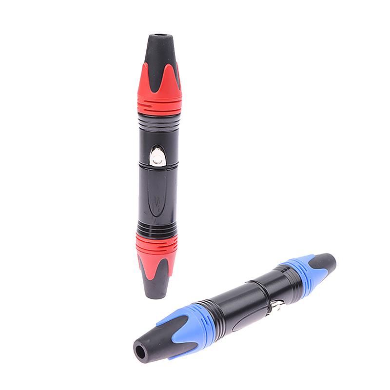 1 Satz 3-polige XLR-Buchse + Stecker Professioneller 3-poliger XLR-Buchsenstecker Mikrofonanschluss Mikrofonstecker