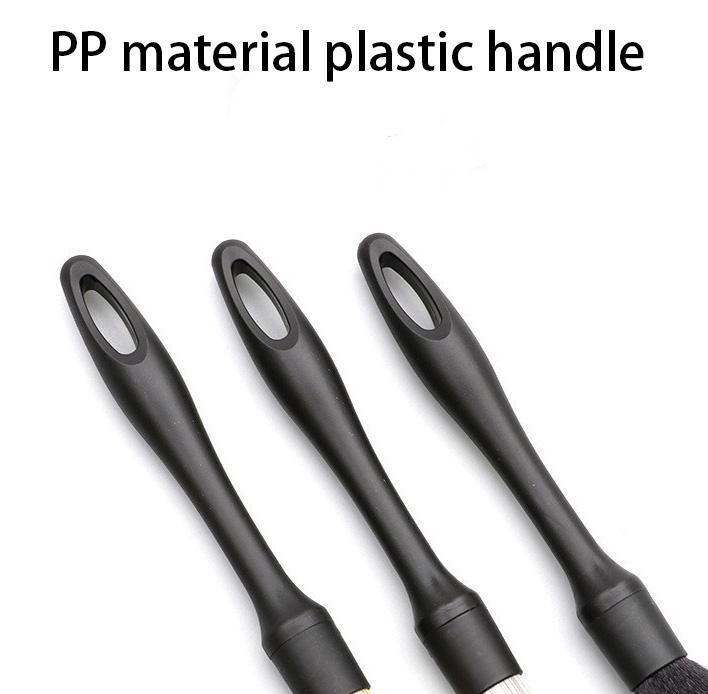 Hot Sale Soft Auto Interior Detail Brush Profession Car Cleaning Tool Multifunction Details Brush 3 Pcs Set Car Detailing Brush
