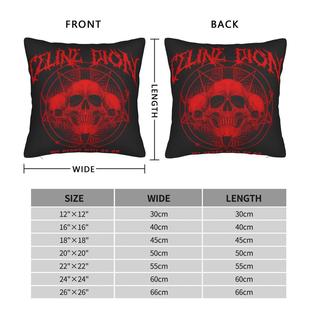 Singer C-Celineds Dion Pillow Cover Custom Cushion Cover Vintage Pillow Case For Wedding Party Home Decor