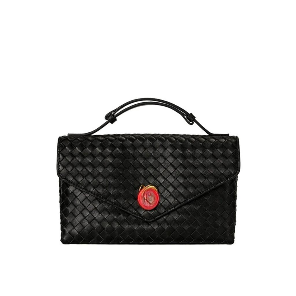 Gewebte Tasche für Damen, die gleiche hochwertige leichte Luxus-Handtasche für Abendveranstaltungen großer Marken, eine Umhängetasche in Umschlagform für Damen