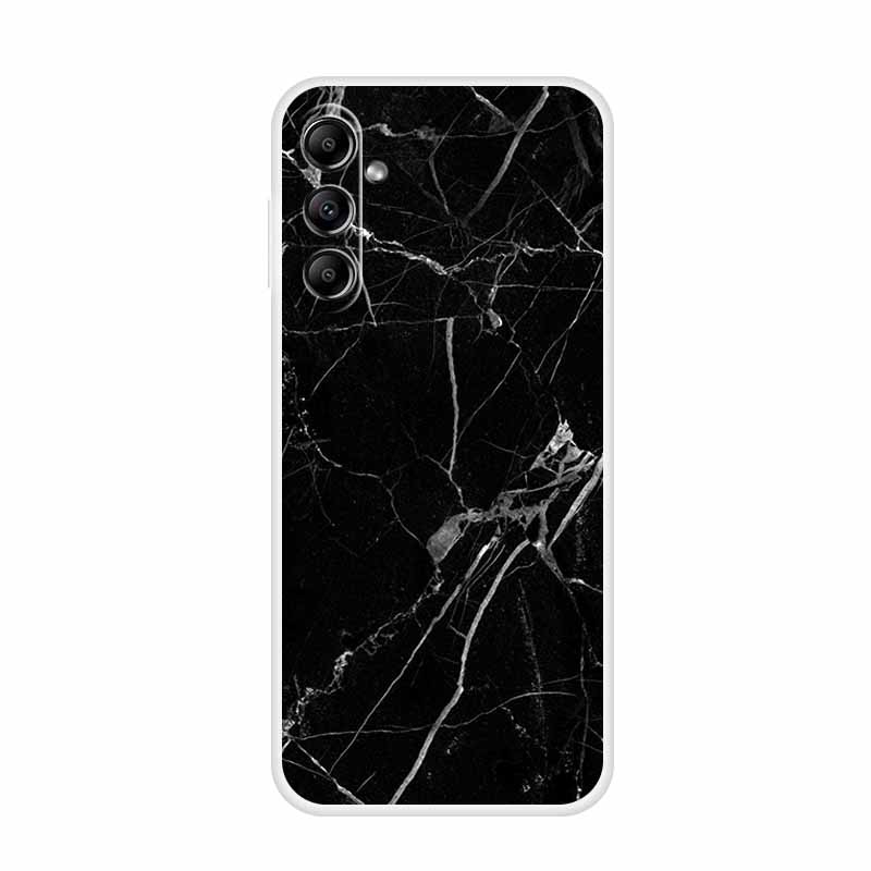 For Samsung Galaxy A14 A34 A54 5G Marble Soft Case Silicone TPU Phone Back Cover Coque for Samsung A 54 34 14 4G Cartoon Fundas