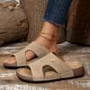Women's Arch Support Slide Sandals Slip On Wedge Sandals Casual Comfort Lightweight Flat Slides Dressy Summer Comfortable Slides Sandals for Women