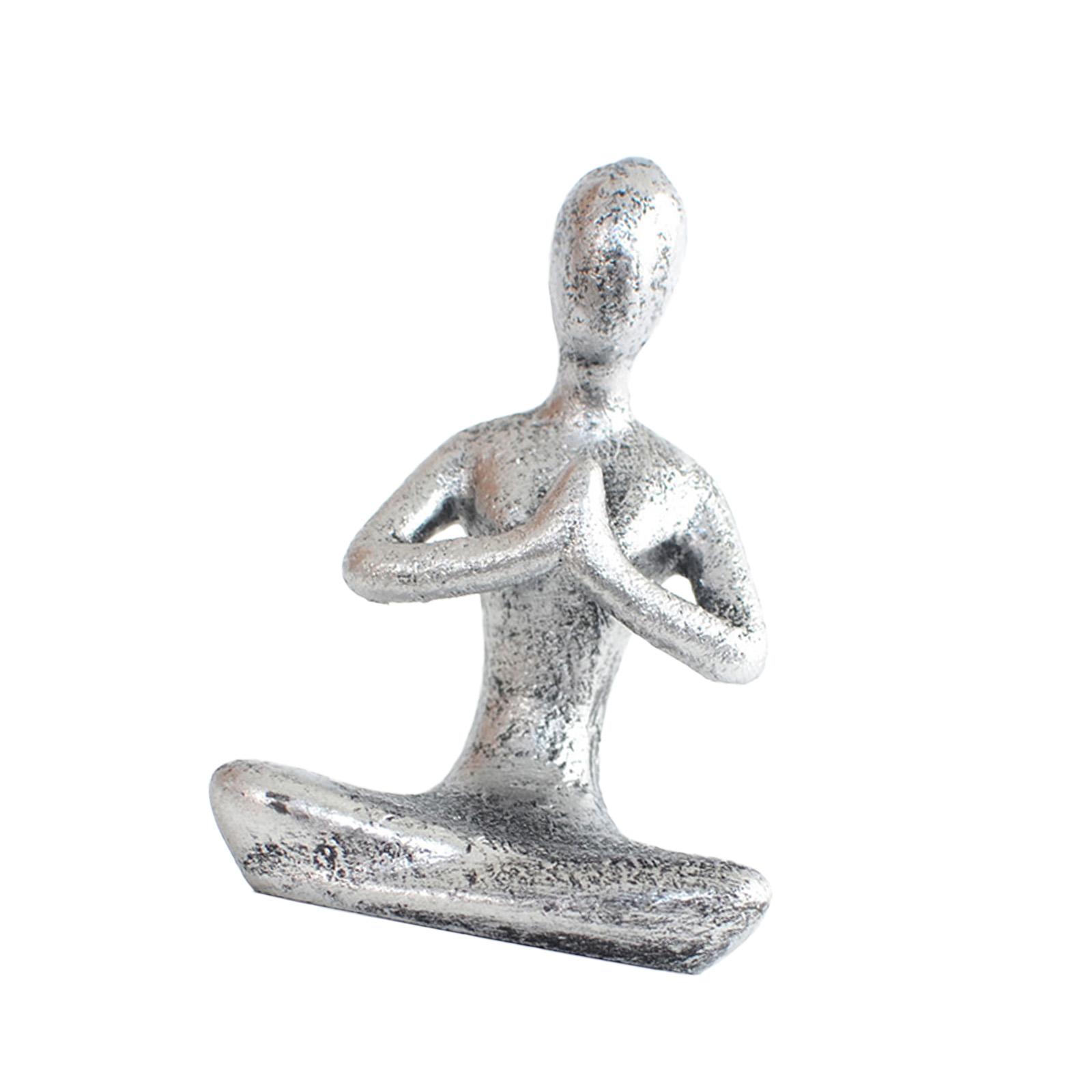 Luxury Resin Yoga Figure Room Decoration Ornament Spiritual Sculpture Figurine for Bedroom Home Meditation Decor pray