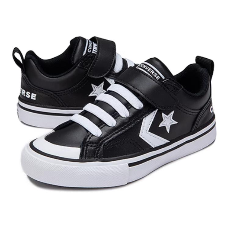Converse Pro Blaze Strap Ox Comfortable Versatile Low Top Kids Skate Shoes Kids Sneakers Black A08477C