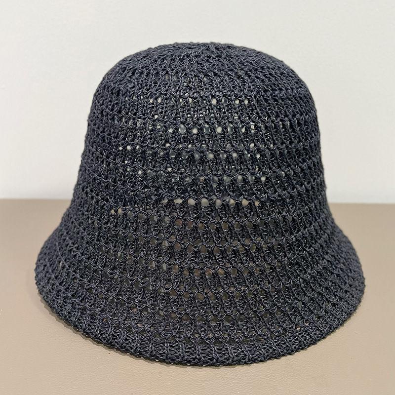 Hollow Breathable Bucket Hat Bucket Hat Thin Basin Hat Women's Foldable