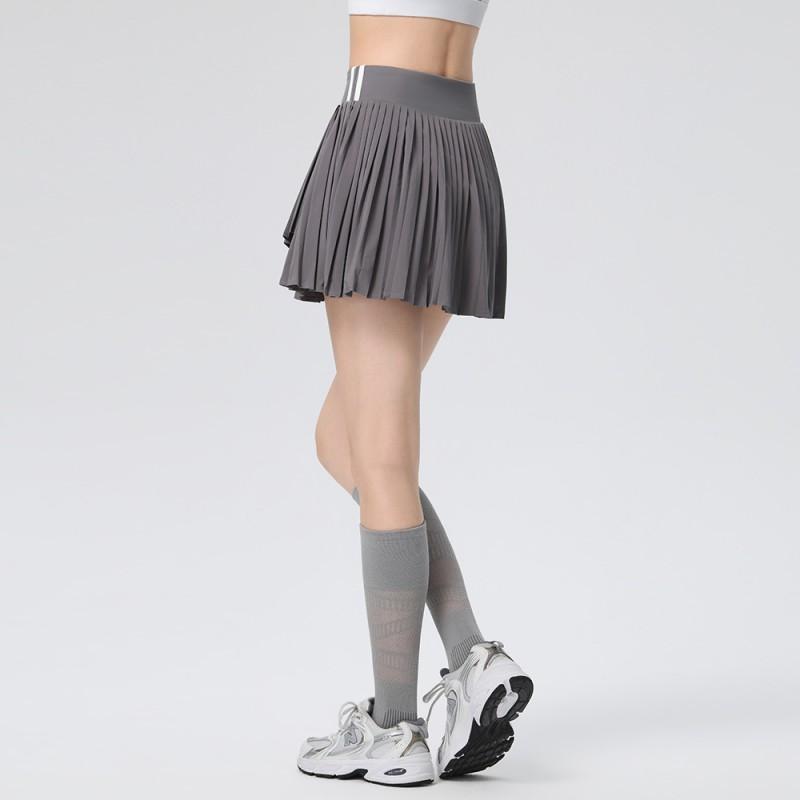 Womens Sport Skort With Built-in Shorts Running Yoga Tennis Badminton Fitness Active Wear