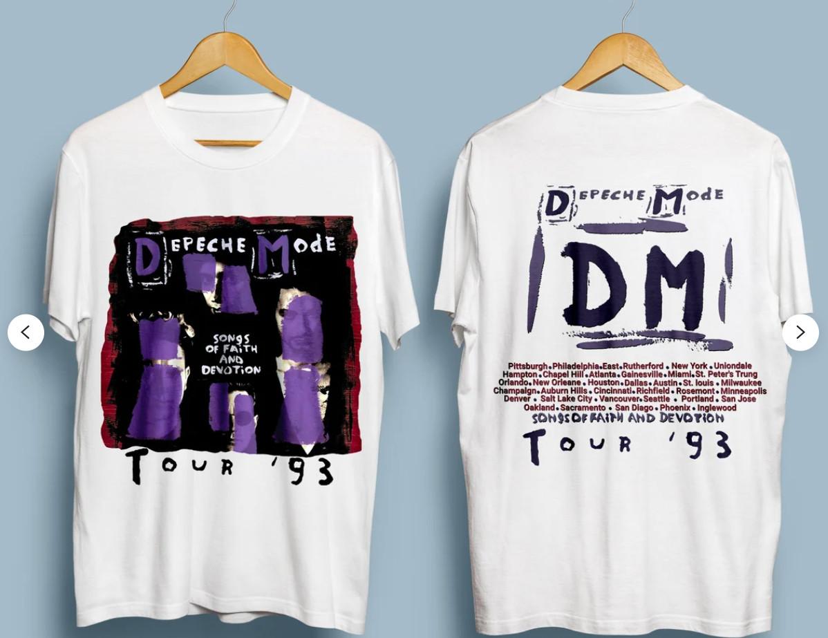 Depeche Mode Memento Mori Tour 2023 T-shirt S