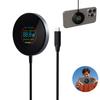 Handy Magnetisches Kabelloses Ladegerät Leistungs-&Temperaturanzeige Smarte Ladegeräte Für Magsafe iPhone 16 15 14 13 12 Pro Max Schnellladung