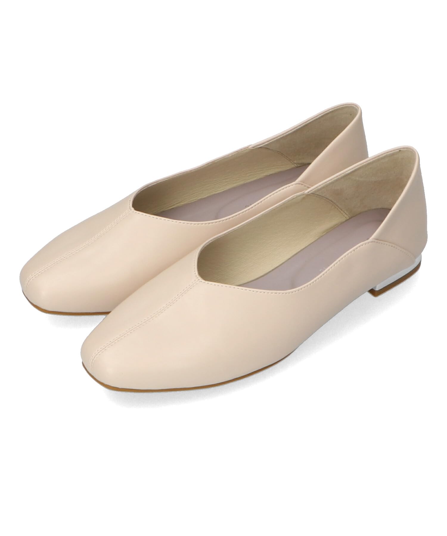 

Square Beautiful Large Small Easy to Walk BEIGE cm [Oriental Traffic] Pumps, Babouche, Toe, Legs, Flat, 2-Way, Size, Size, in, Women s, (24SS), 23.5