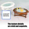 Traditional Small Coffee Table For Model Rooms Adaptable Design Complements Any Style