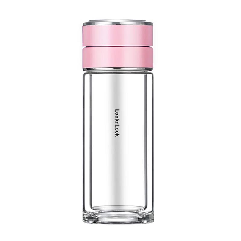 

LOCK&LOCK Double Wall Glass Tea Infuser Bottle