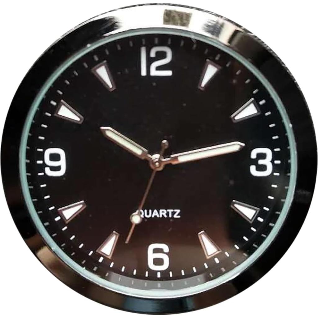 Joxoilso Multifunction Fluorescent Car Dashboard Clock Car Mini Auto Clock Car Clock Refit Interior
