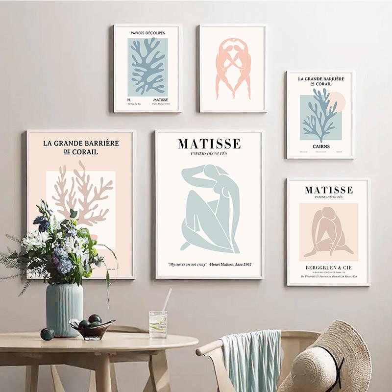

Анри Матисс винтажный постер женское тело листья настенное искусство печать на холсте ретро абстрактная живопись настенные панно для декора гостиной