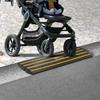 Curb Ramp, 2.6" Rise Rubber Driveway Ramps, Heavy Duty 33069 Lbs Weight Capacity Threshold Ramp, Curbside Bridge Ramps for Loading Dock Garage