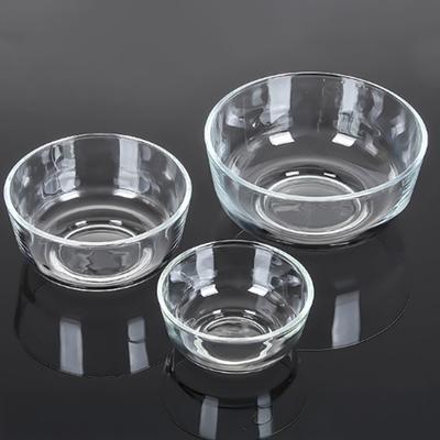 Cam Salata Kasesi Kalınlaştırılmış Servis Kasesi Salata Çorba Makarna Yulaf Ezmesi İçin Büyük Kapasiteli Yuvarlak Tabak Yeniden Kullanılabilir Mutfak Yemek Takımı