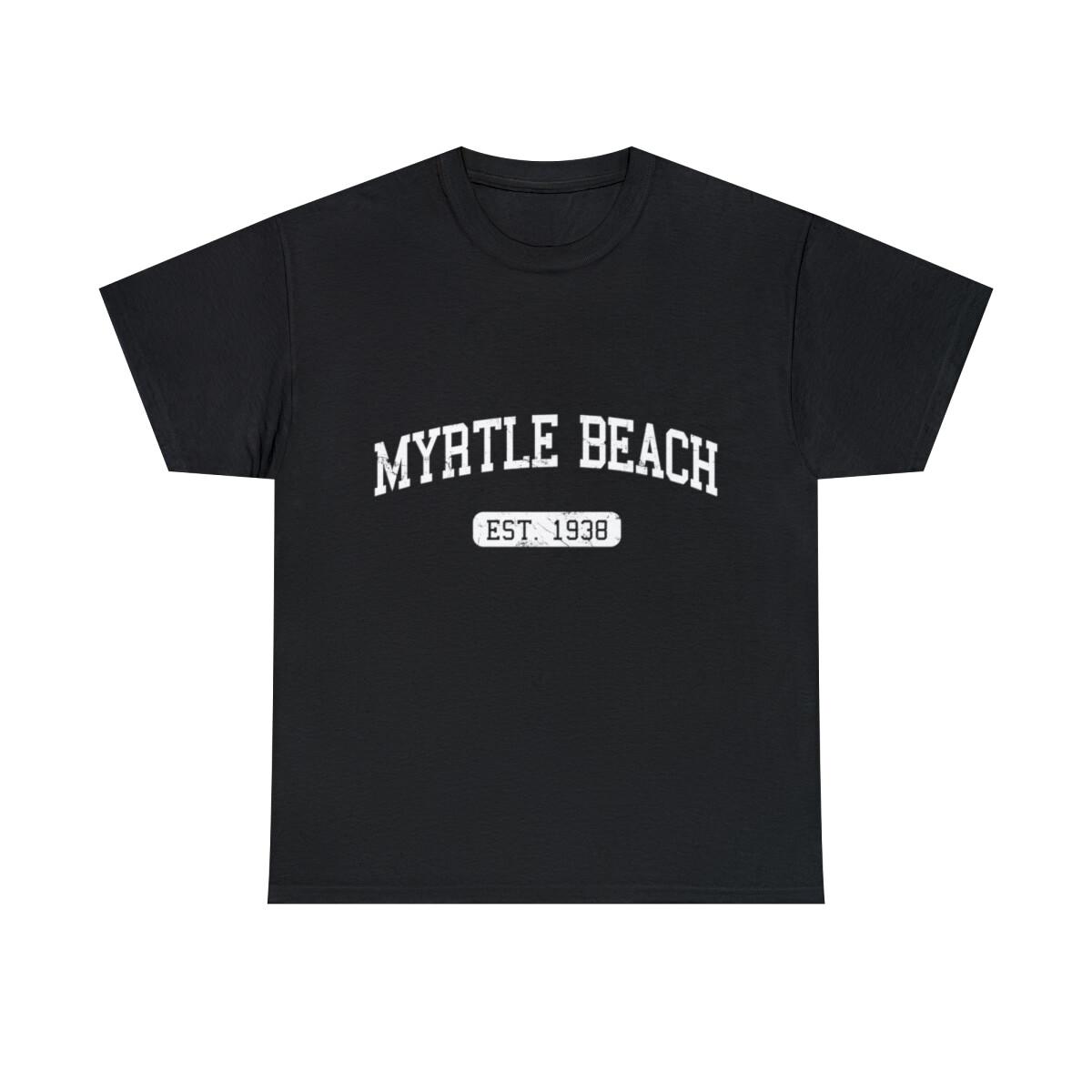 Myrtle Beach Graphic Tee Shirt, S-5XL XXXL