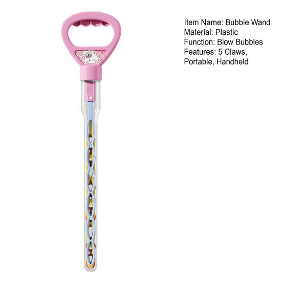 Cartoon Animal Bubble Maker Wand 5 Claws 32 Holes Summer Outdoor