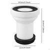 Toilet Shifter Full Flush Offset Flange Leakproof Flexible Adapter for Closestool