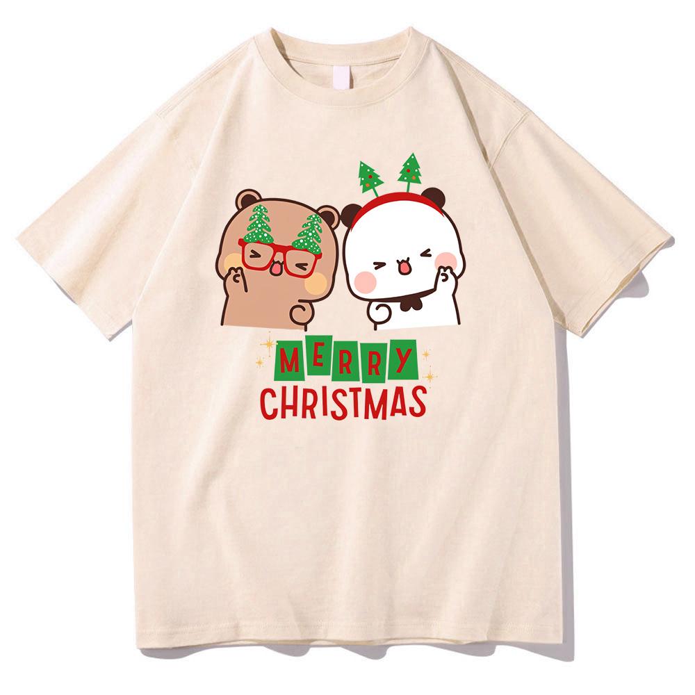 Bubu Dudu Xmas T-shirt Grunge for Spring/Summer Fashion 100% Cotton Tshirt Funko Pop Men/women High Quality Short Sleeve Clothing