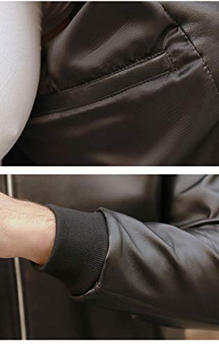 JINLUN Men's Genuine Leather Lambskin Leather Jacket, Rider's Jacket, Leather Jacket, Stadium Jacket, Genuine Leather Jacket, Leather Jacket, Jumper,