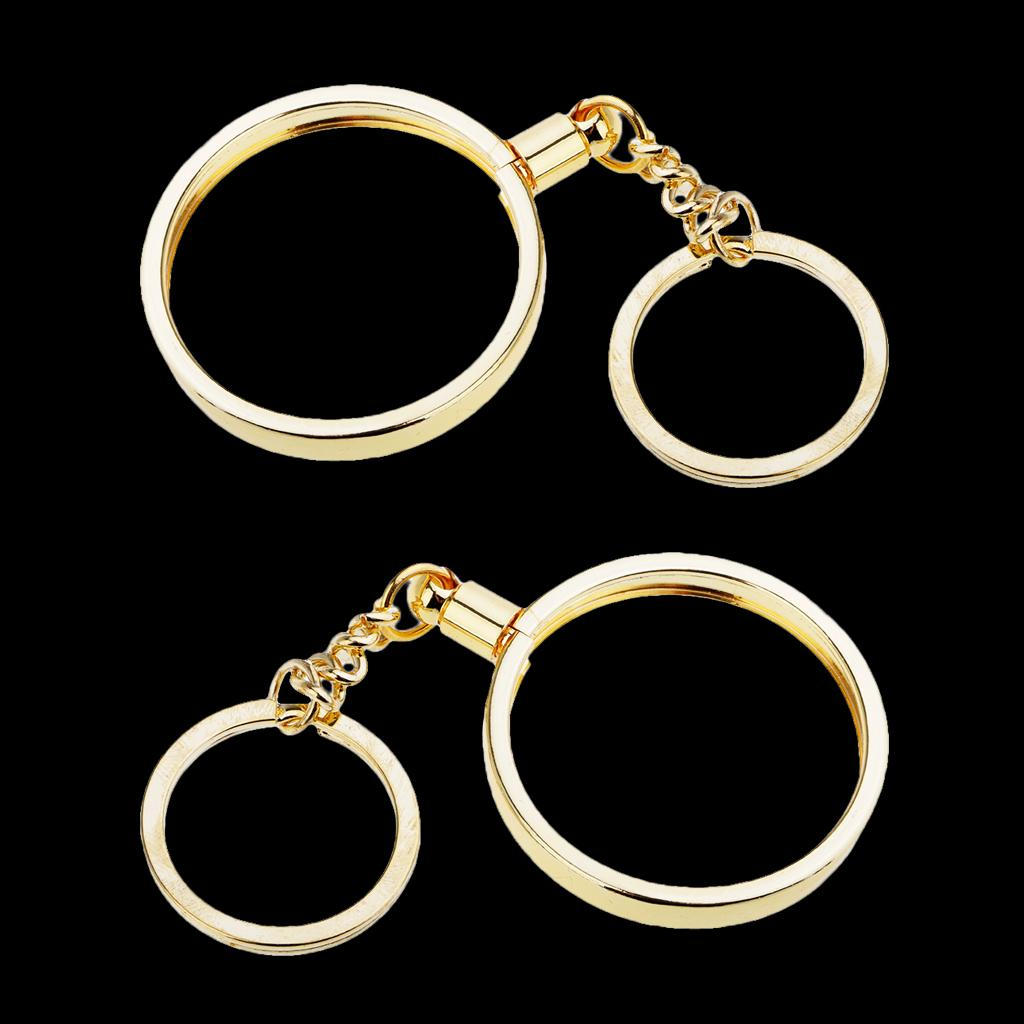 

2pcs Souvenir Coin Keychains Pendant Key Chain Ring Gift 40mm