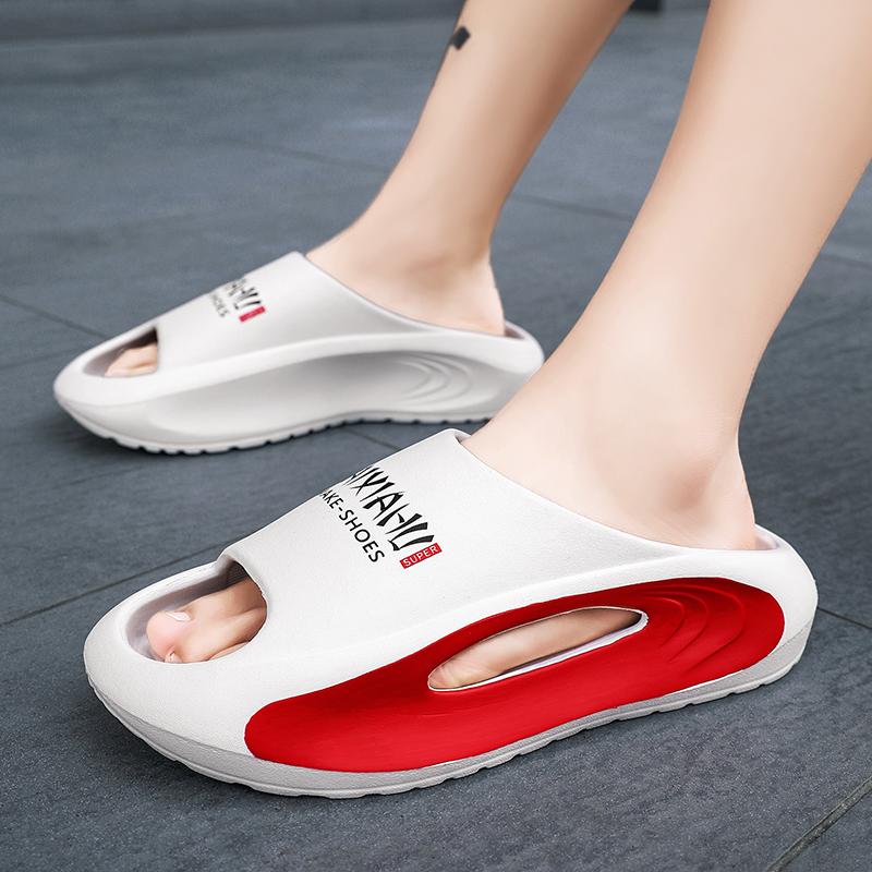 Designer new men's and women's outdoor beach sandals casual comfortable thick soles home sandals for men and women couples