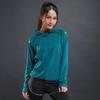 Giacca da donna, felpa con cappuccio, maglietta a maniche lunghe, abbigliamento da corsa e allenamento, maglietta sportiva traspirante ad asciugatura rapida per donna