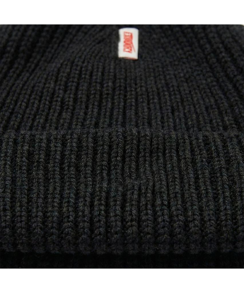 EXTRAORDINARY Reversible Blank Beanie Black