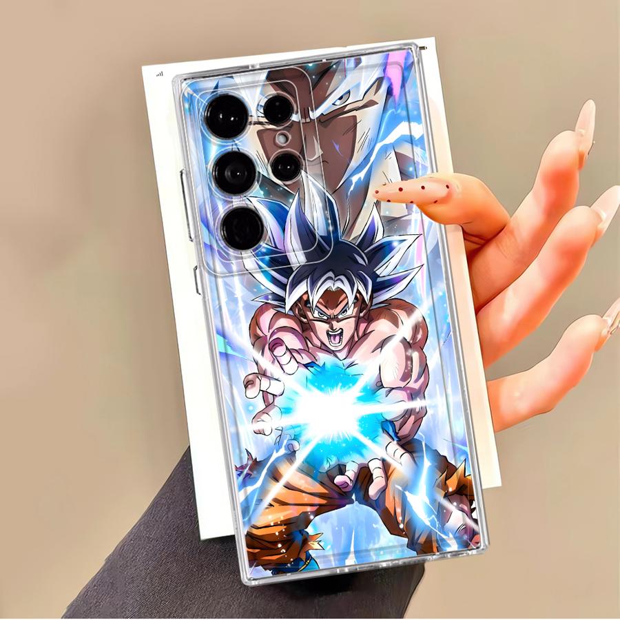 Pouzdro Dragon Ball Goku pro Samsung Galaxy S25 Edge S24 Note 20 Ultra 10 S21 S23 Ultra S20 Plus S26 S22 FE Kryt na telefon