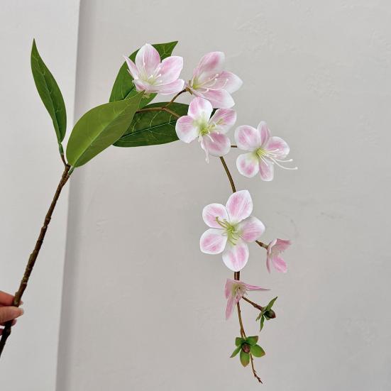 Yousheng 31.5" Artificial Jasmine Flower Fake Hanging Plants Long Stem Faux Bouquet for Bridal Shower Party Home Wedding