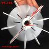 Plastic Motor Fan Blade Adjustable Motor Cooling Fan Impeller Motor Fan Vane High Temperature For Hydraulic Motor Accessories