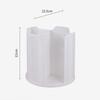 360 Rotating Coffee Cup Organizer 4 Compartment Desktop Cup Rack  For Restaurant