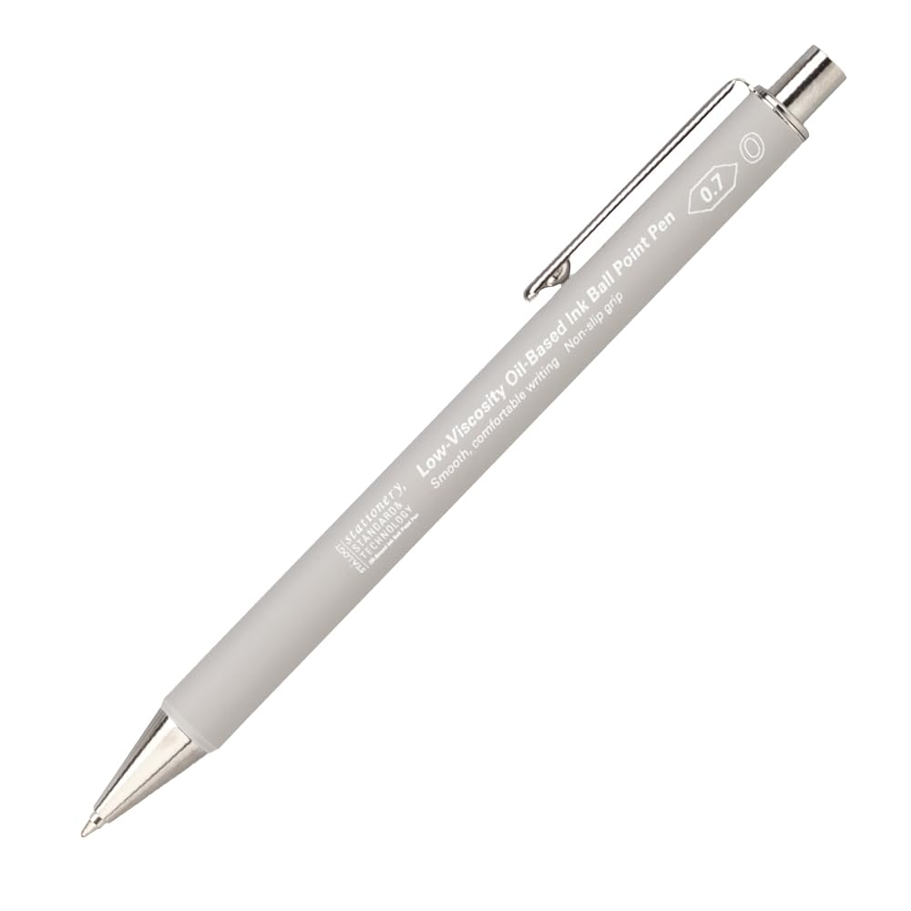 

Nitoms STALOGY Ballpoint Pen Low Viscosity Gray S5114 Oil-Based 0.7