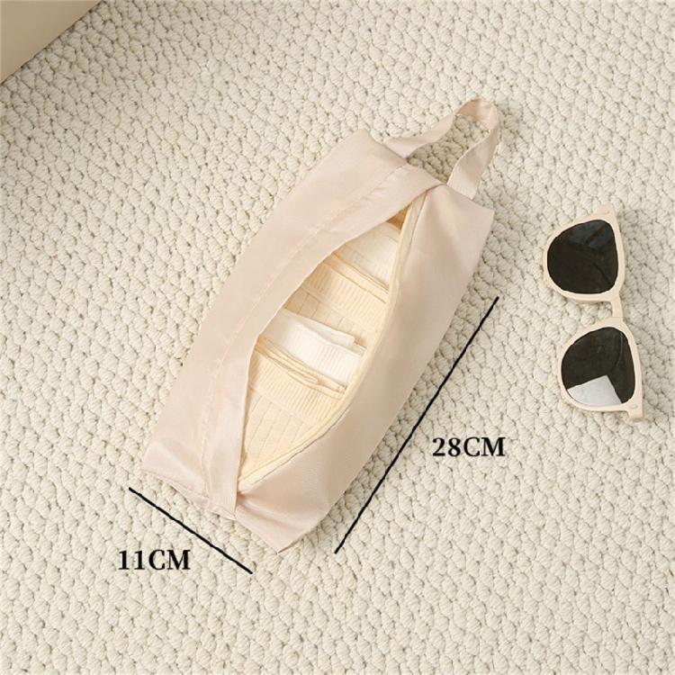 Space Saving Twill Fabric Underwear Pouch Machine Washable Storage Bag For Backpacks Suitcases Organization