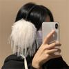 Furry Earmuffs Headwear Stay Warm and Trendy Long Haired Oversized Ear Warmer