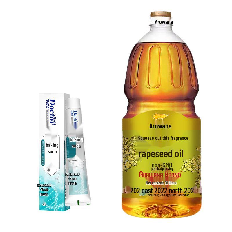 

Dr. Tooth Baking Soda Toothpaste and Rapeseed Oil Set