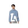 Li-Ning Contrast Color Brand Logo Embroidered Stand Collar Jacket Unisex Jacket Sky-Blue AFDSD61-4