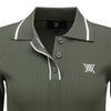 ANEW GOLF Women Sm Stripe Texture Short Sleeve Sweater_Lk