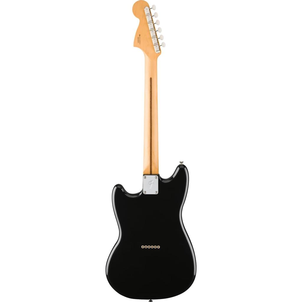 Electric Guitar Player II Mustang, Rosewood Fingerboard, Black with Soft Case