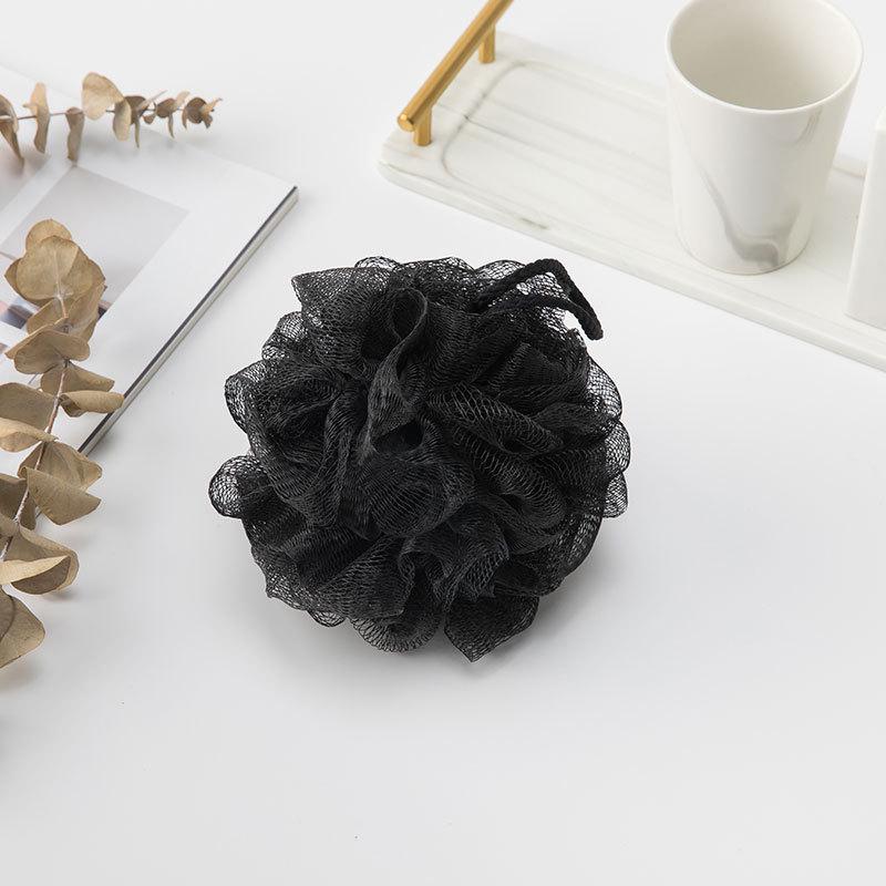 Large 50g Men's Black Bamboo Charcoal Exfoliating Bath Ball