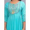 Women Embroidered Rayon Ethnic Dress Kurta Party Wear Bollywood Top Tunic Kurti VF-20204
