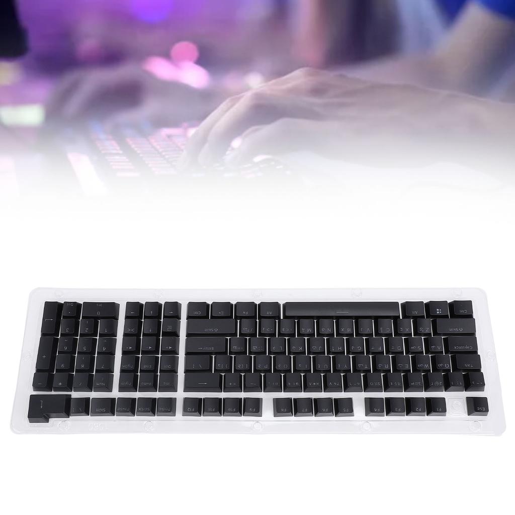 112 Keys Arabic Keyboard Key Minimalist Mechanical Keyboard Key for 61 64 68 84 87 96 98 100 104 108 Keyboards