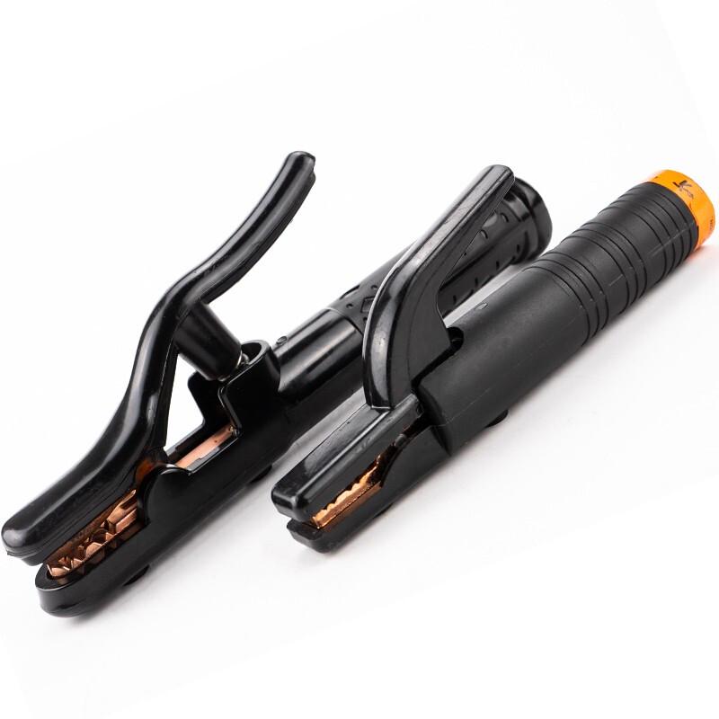 BINGYU Small American Style Welding Electrode Holder & Ground Clamp