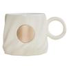 Simple Bronze Cup With Spoon Ceramic Cup Gift Box Set Coffee Cup Personal Office Teacup System